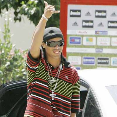 Ronaldinhos Ankunft in Mailand