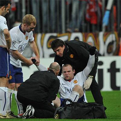 Rooney in CL verletzt