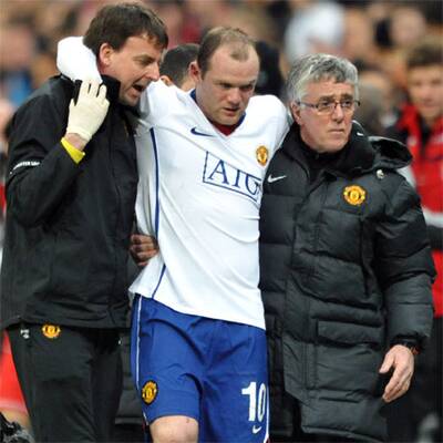 Rooney in CL verletzt