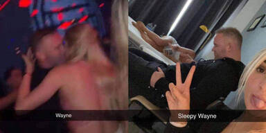 Wayne Rooney feiert wilde Party mit halbnackten Frauen