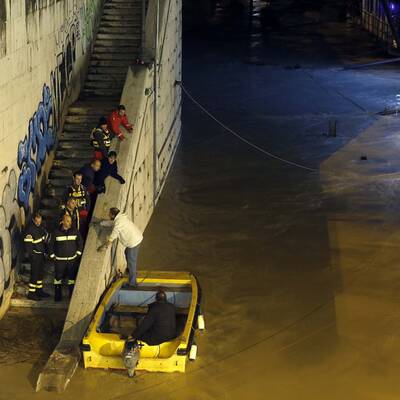  Hochwasser-Alarm in der Ewigen Stadt.