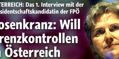 Rosenkranz tritt bei Hofburg-Wahl an