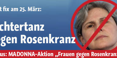 Lichtertanz gg Rosenkranz am 25. März