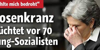 Rosenkranz flüchtet bei eigenem Auftritt