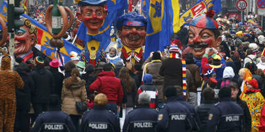 Hunderttausende bei Rosenmontags-Z&uuml;gen