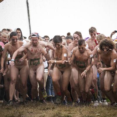 Nackt-Sprint in Roskilde