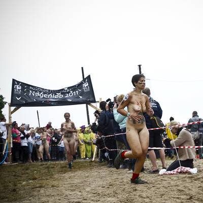 Nackt-Sprint in Roskilde