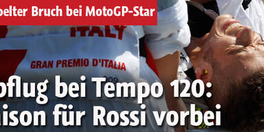 MotoGP: Saison für Rossi vorbei