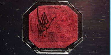 Rekord: Briefmarke erzielte 9,5 Mio. Dollar