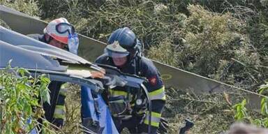 Hubschrauber fiel wie Stein vom Himmel