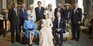 Historisches Foto nach Prinzen-Taufe