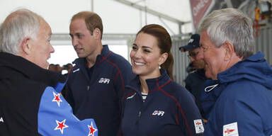 William und Kate besuchten Regattasegler