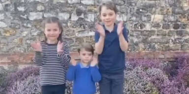 Coronavirus: Royaler Nachwuchs applaudiert Helfern
