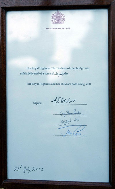 LIVE-TICKER: Kate bringt Buben zur Welt