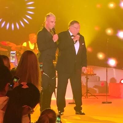 Robbie-Show bei Glock-Fest 