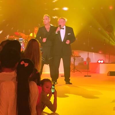 Robbie-Show bei Glock-Fest 