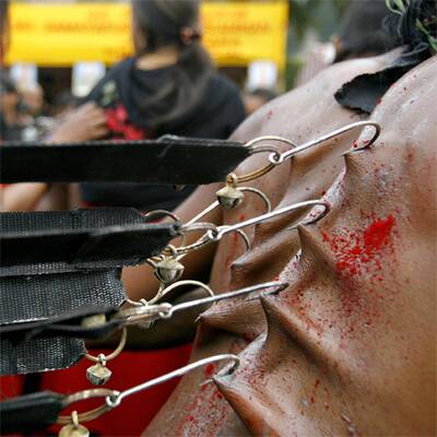 Das Fest der Schmerzen in Malaysia