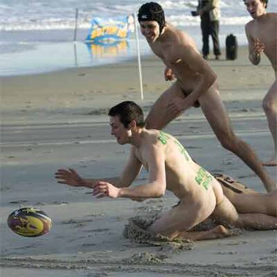 Nackt-Rugby in Neuseeland