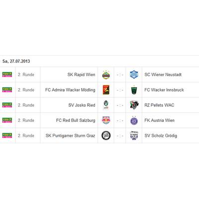 Bundesliga-Spielplan Runde 1-18