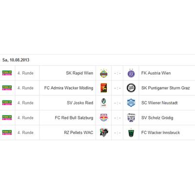 Bundesliga-Spielplan Runde 1-18