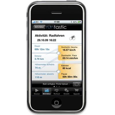 iPhone-App runtastic
