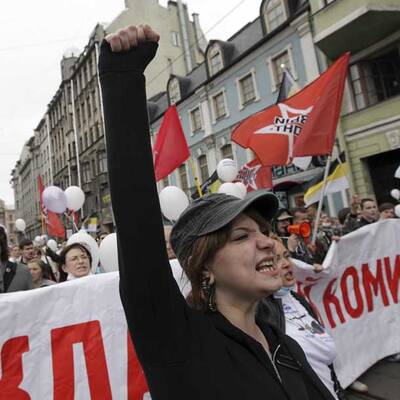 Tausende demonstrieren gegen Putin