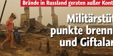 Atom-Gefahr durch Russland-Brände