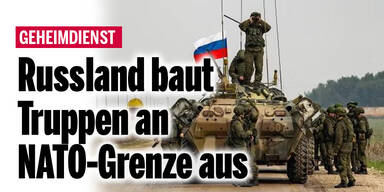 Russland baut Truppen an NATO-Grenze aus