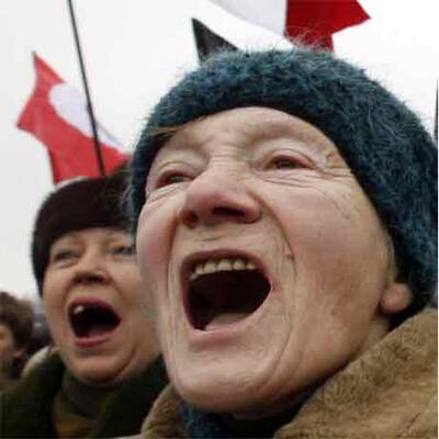 Demonstranten fordern Putins Rücktritt