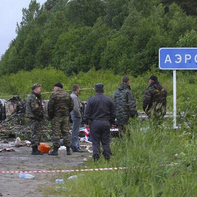 Maschine bei Wohngebiet abgestürzt