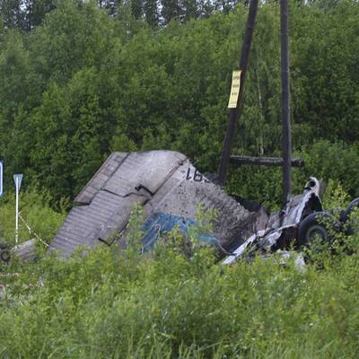 Maschine bei Wohngebiet abgestürzt