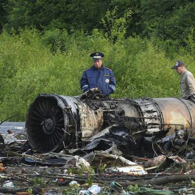 Maschine bei Wohngebiet abgestürzt