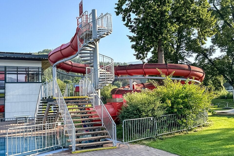 Wasserrutsche im Aubad Leoben