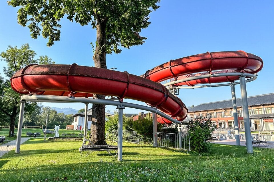 Wasserrutsche im Aubad Leoben