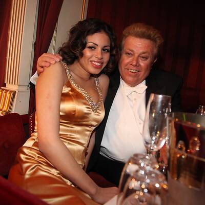 Ruby mit Lugners am Opernball