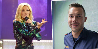 Helene Fischer und "Atemlos"-Cop Christopher Offenthaler