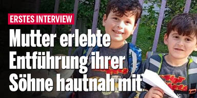 Mutter erlebte Entführung ihrer Söhne hautnah mit: 