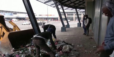 Aufr&auml;umarbeiten S&uuml;dafrika