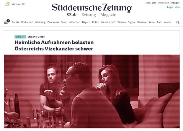 Skandal-Video von Strache: Vizekanzler vor dem Aus