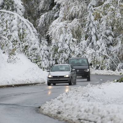 Wintereinbruch in Vorarlberg