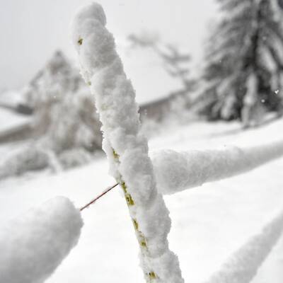Wintereinbruch in Vorarlberg