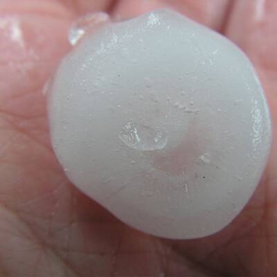 Hagelgewitter fegt über Klagenfurt