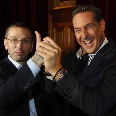 Jubel bei den Strache-Fans