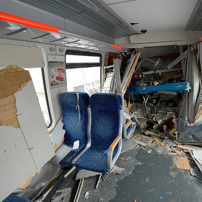 Schnellbahn-Unfall auf der Wiener Vorortelinie 