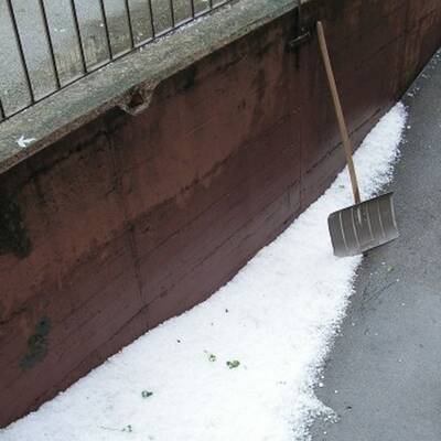 Hagelgewitter fegt über Klagenfurt