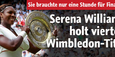 Serena Williams holt vierten Titel