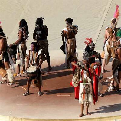 Die Eröffnungsfeier der WM in Südafrika