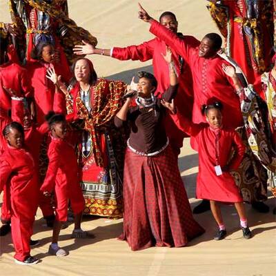 Die Eröffnungsfeier der WM in Südafrika