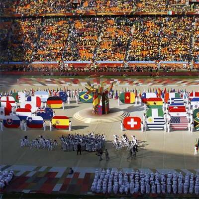 Die Eröffnungsfeier der WM in Südafrika