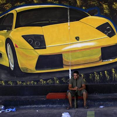 Haus mit Meerblick: Die Rebellen stürmen Häuser des Gaddafi-Clans